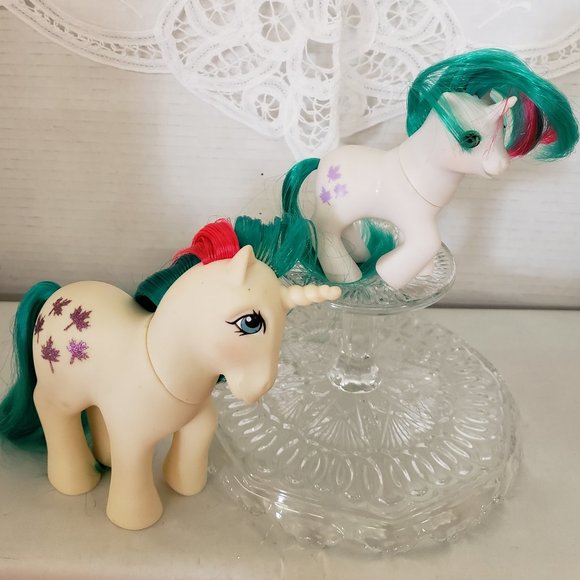 ❤ 1984 Mommy & Me Gusty * Mom not as white as Baby MLP My Little Pony Vintage - Picture 1 of 2